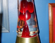 Лавовая лампа в форме конуса - популярная форма в 80-х